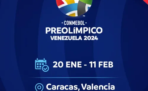 Fechas y sedes del Preolímpico Sudamericano sub 23 (Conmebol).