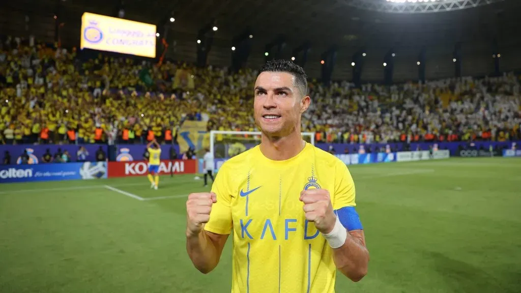 Cristiano Ronaldo, tras el triunfo de Al Nassr ante Al Duhail (IMAGO / Power Sport Images).
