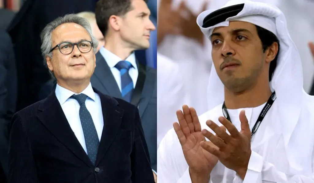 Farhad Moshiri y Mansour bin Zayed Al Nahayan, dueños de Everton y Manchester City: Getty Images