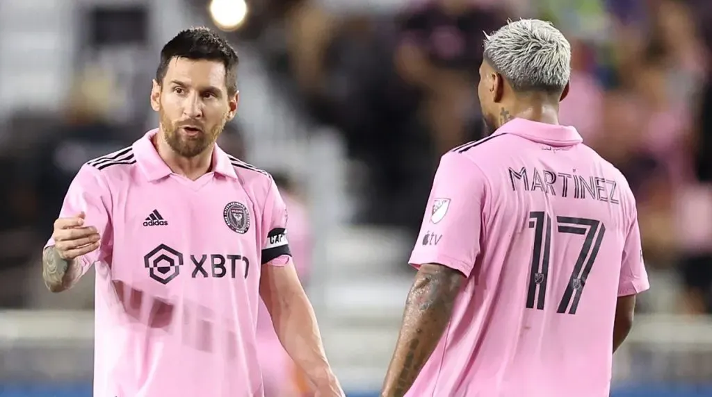 Martínez y Messi ganaron la Leagues Cup 2023 en Inter Miami. (Foto: Getty Images)