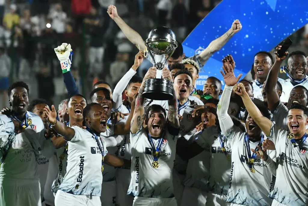 Liga de Quito tuvo que ir hasta los penales para poder ganar la final del Copa Sudamericana. Los ‘Albos’ estuvieron a un acierto de perder el título. (FOTO: GETTYIMAGES)