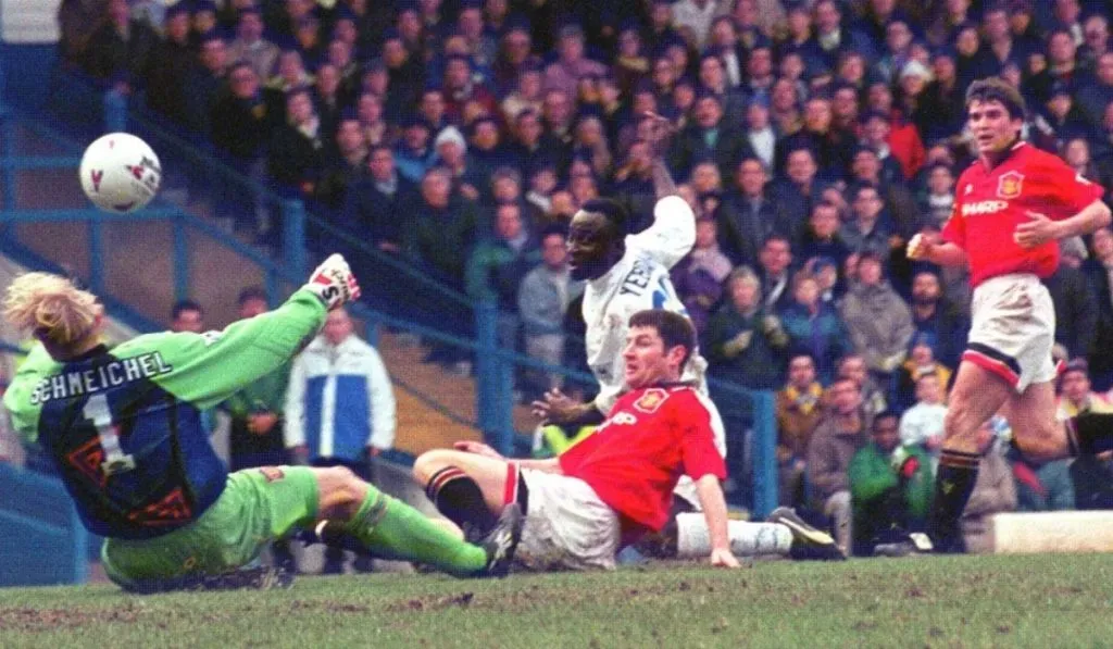 Leeds 3-1 Manchester United del 24 de diciembre de 1995: TW