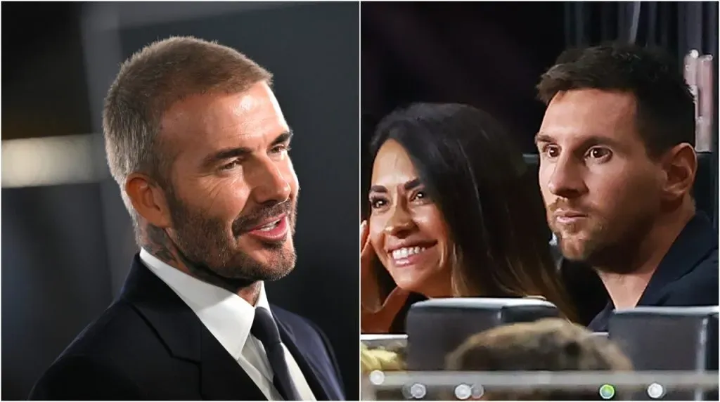 David Beckham Antonela Rocuzzo Lionel Messi