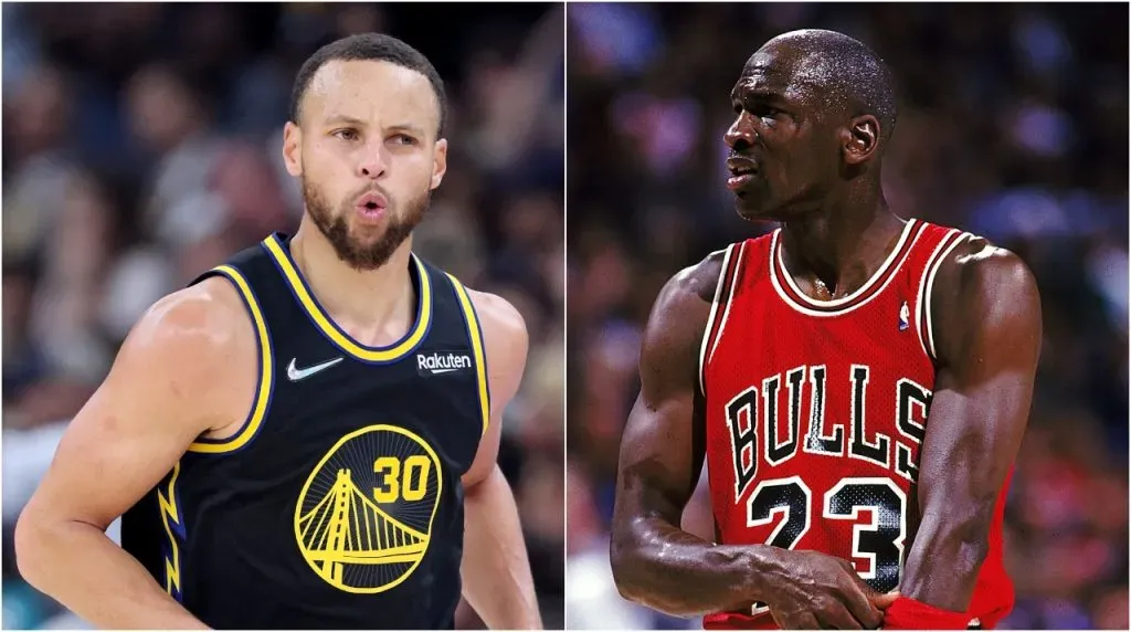 Curry y Jordan no opinan lo mismo sobre el mejor base de la historia. (Foto: Getty Images)