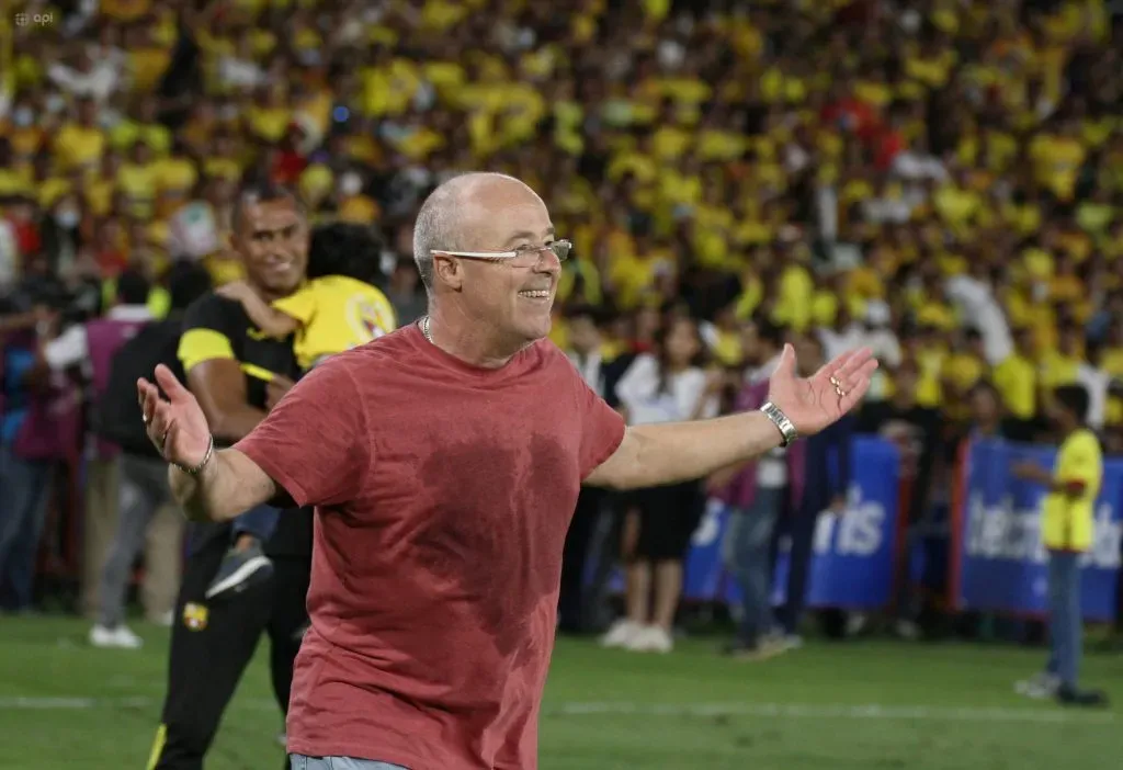 Jorge Célico clasificó a Barcelona SC a la final de la LigaPro 2022. (Foto: API)