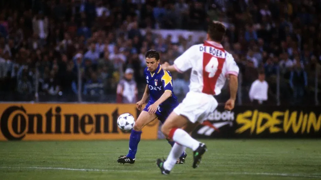 Del Piero, en la final de la Champions League 1995/96 ante el Ajax (Imago)