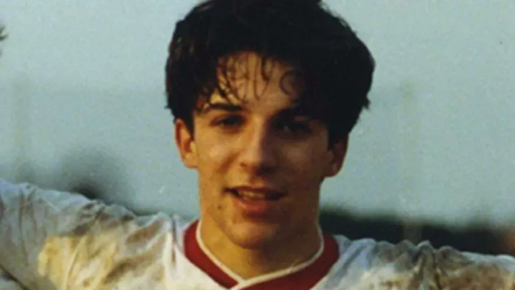 De muy joven, en su llegada al Padova (Twitter)