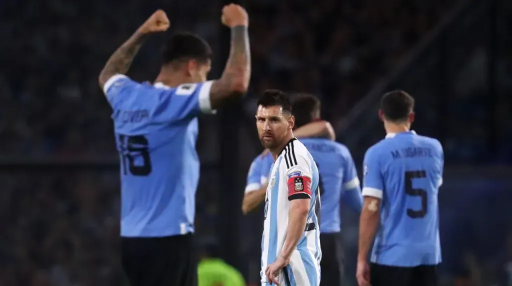 Uruguay le ganó 0 a 2 a Argentina en la fecha 5 de Eliminatorias. (Foto: Getty Images)