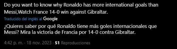 La explicación de los goles de CR7. (Foto: X / @GuardiolaABK)
