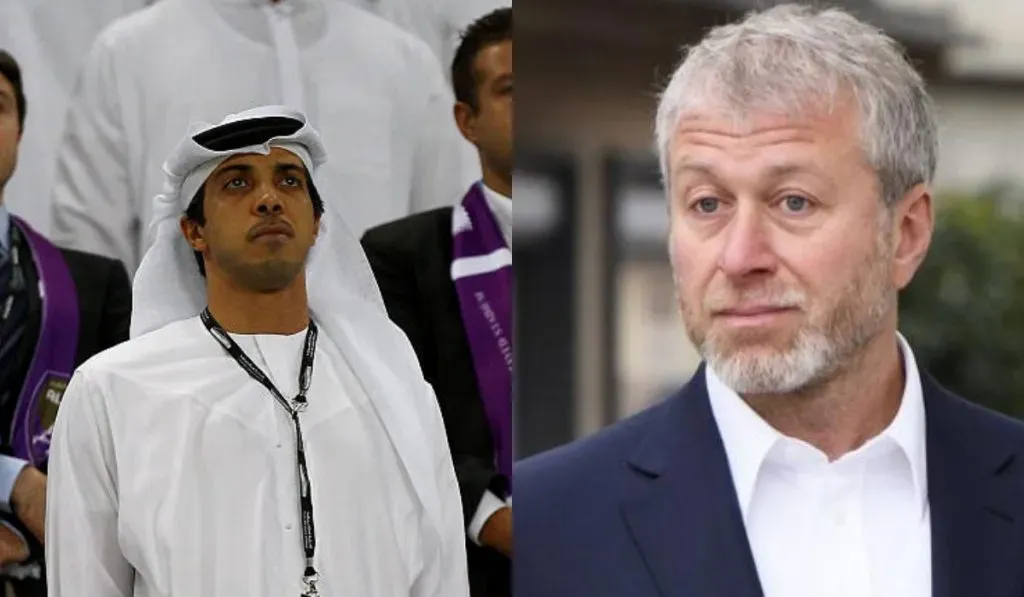 Sheikh Mansour y Roman Abramovic, dueño y ex propietario de Manchester City y Chelsea: Getty Images