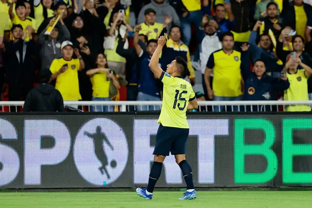 Ángel Mena anotó el gol tras un rebote después del remate de Kendry Páez (Foto: GettyImages)