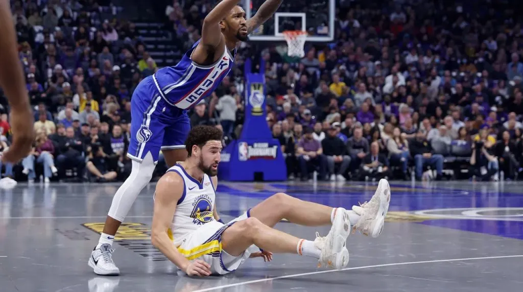 Thompson terminó con 20 puntos en Warriors vs Kings. (Foto: Getty Images)