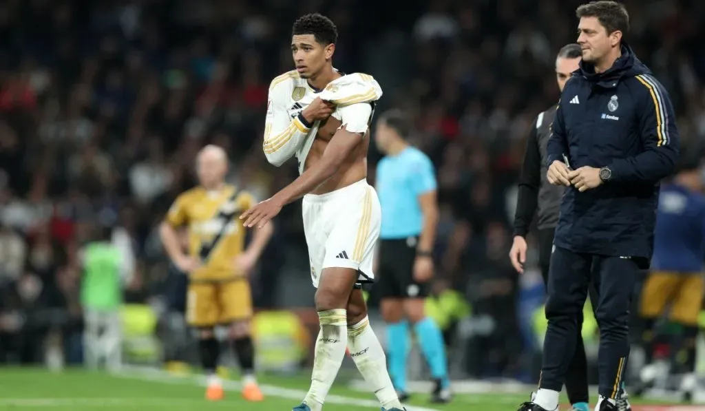 Jude Bellingham y los problemas en su hombro ante Rayo Vallecano: Getty Images