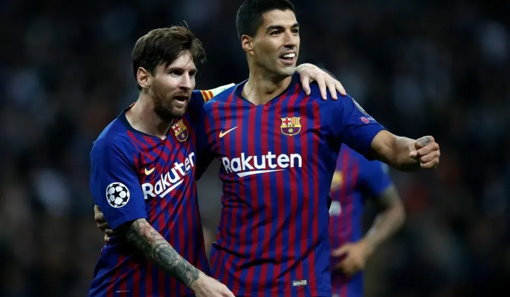 Lionel Messi y Luis Suárez en uno de sus encuentros por Barcelona: Getty Images