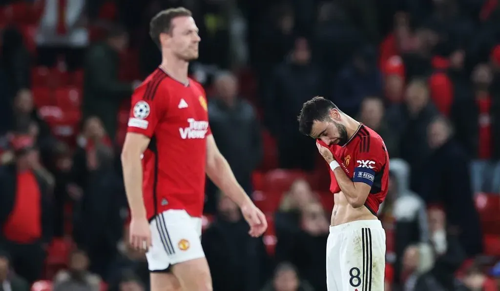Desazón de los jugadores de Ten Hag tras la eliminación de Manchester United: Getty Images