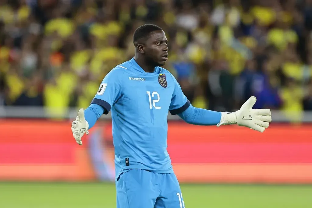 Moisés Ramírez en el partido de la Selección de Ecuador vs. Colombia. Foto: Getty.