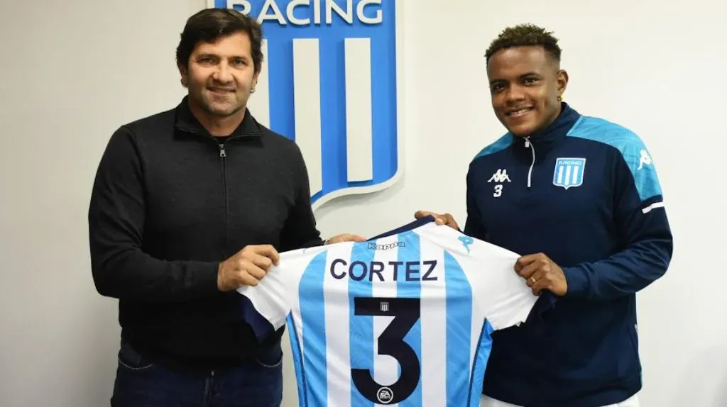 Gustavo Cortéz tuvo un breve paso por Racing Club. Foto: Racing.