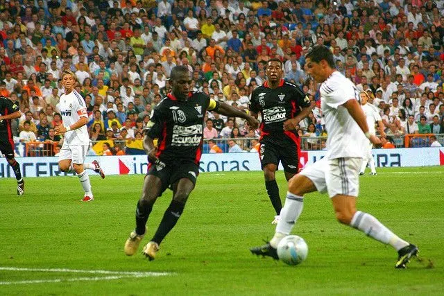 Ante Liga de Quito, Cristiano Ronaldo convirtió su primer gol como jugador del Real Madrid. (Foto: GettyImages)