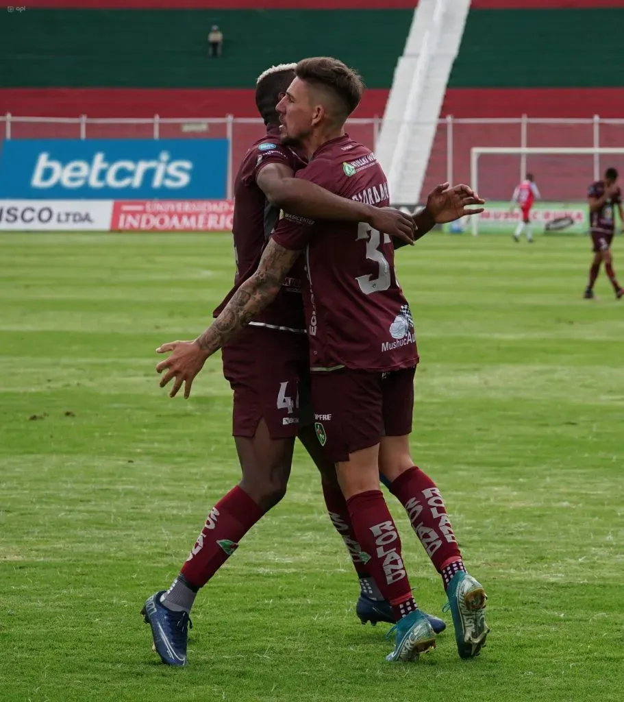 Santiago Giordana convirtió 19 goles en 52 partidos con la camiseta de Mushuc Runa entre dos temporadas. (Foto: API)