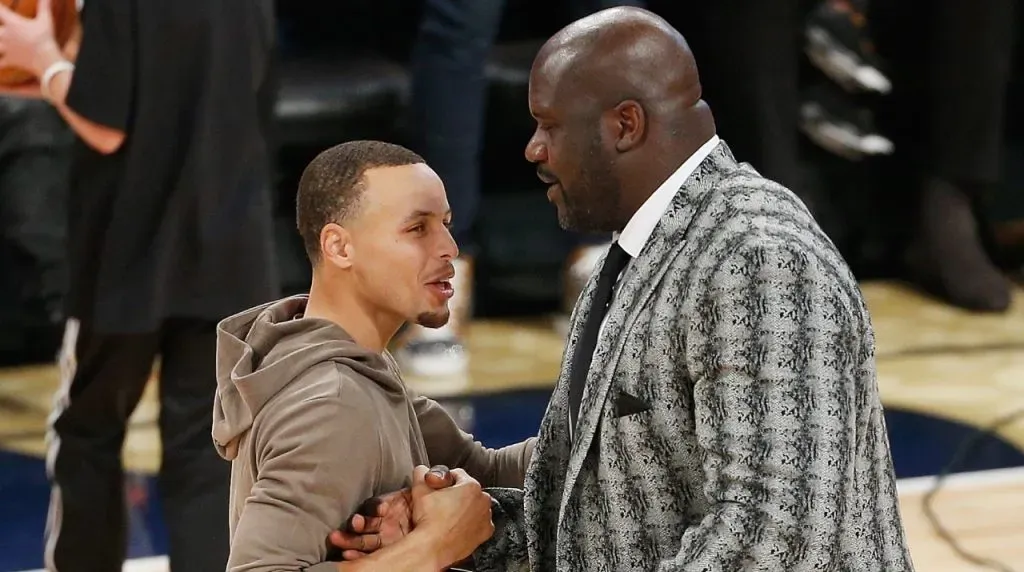 Curry y O’Neal tienen 4 títulos NBA cada uno. (Foto: Getty Images).