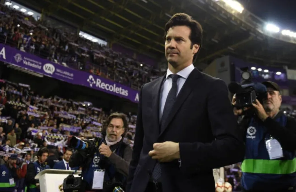 Santiago Solari y uno de sus últimos partidos como entrenador del Real Madrid: Getty Images