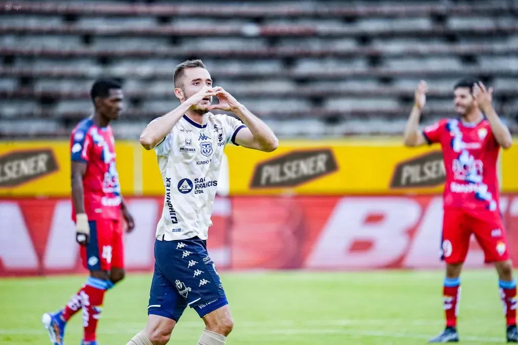 En esta temporada, Jean Carlos Blanco anotó 13 goles en la LigaPro, siendo el segundo máximo goleador del campeonato. (Foto: API)