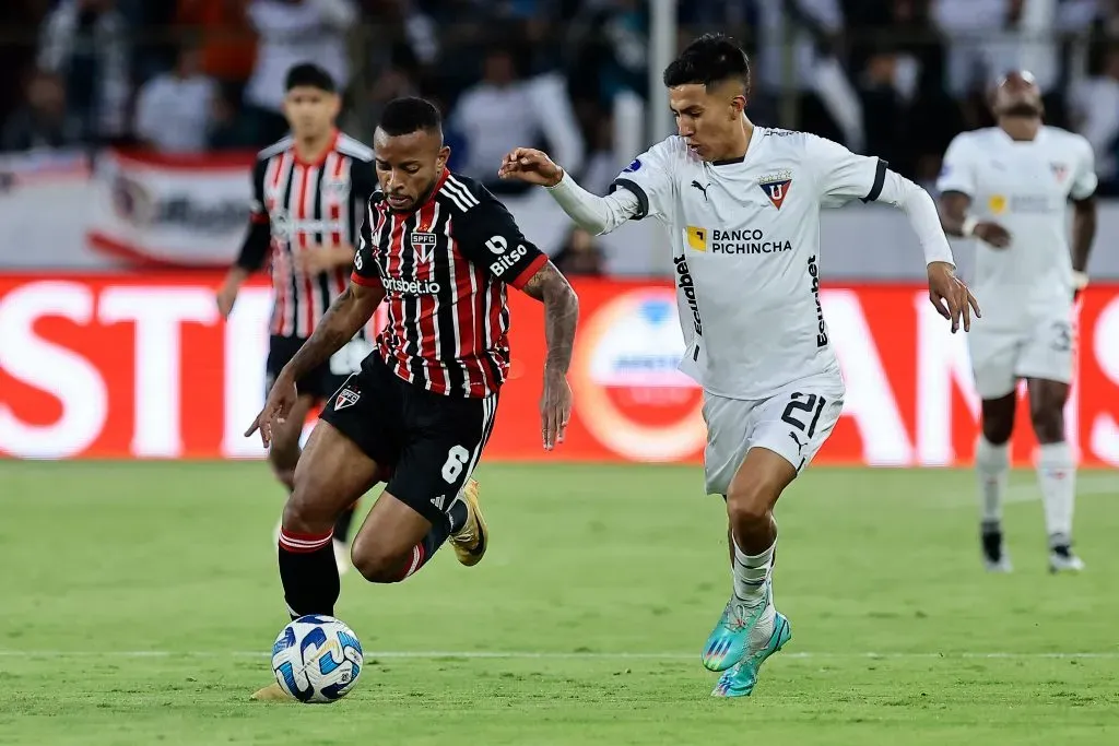 Sebastián González jugó varios partidos de titular en la Copa Sudamericana con Liga de Quito. (Foto: GettyImages)