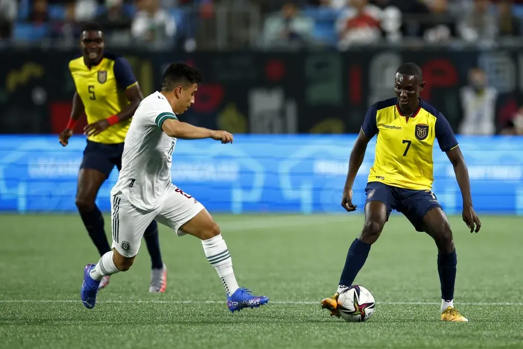 Janner Corozo ya sabe lo que es jugar con la Selección de Ecuador. Foto: Getty.
