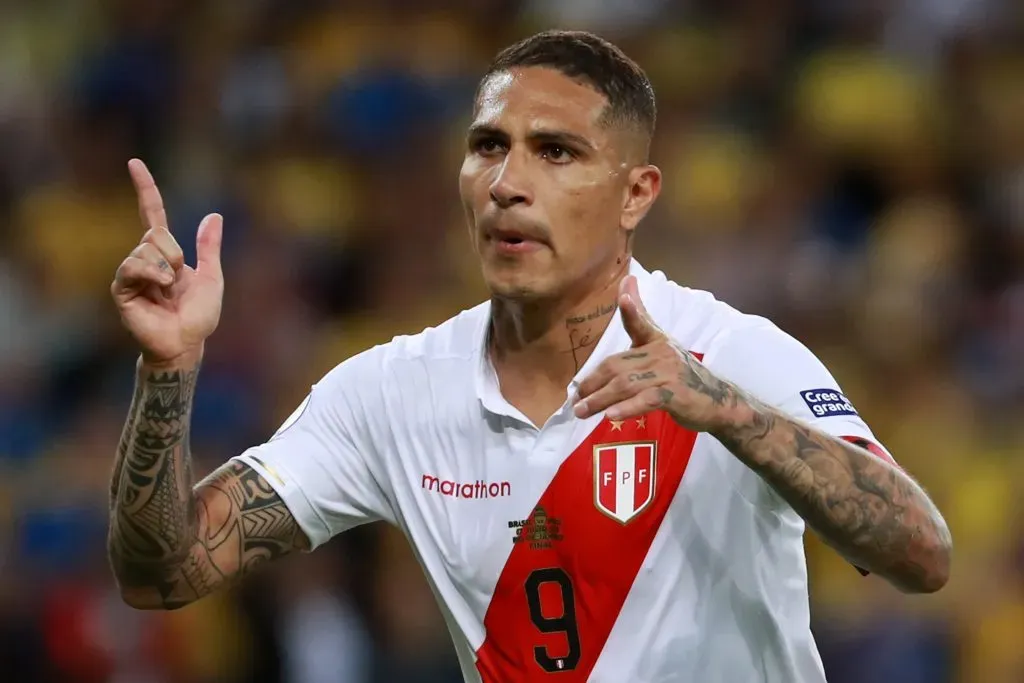 Guerrero festejando un gol con Perú. (Foto: Selección Peruana Prensa)