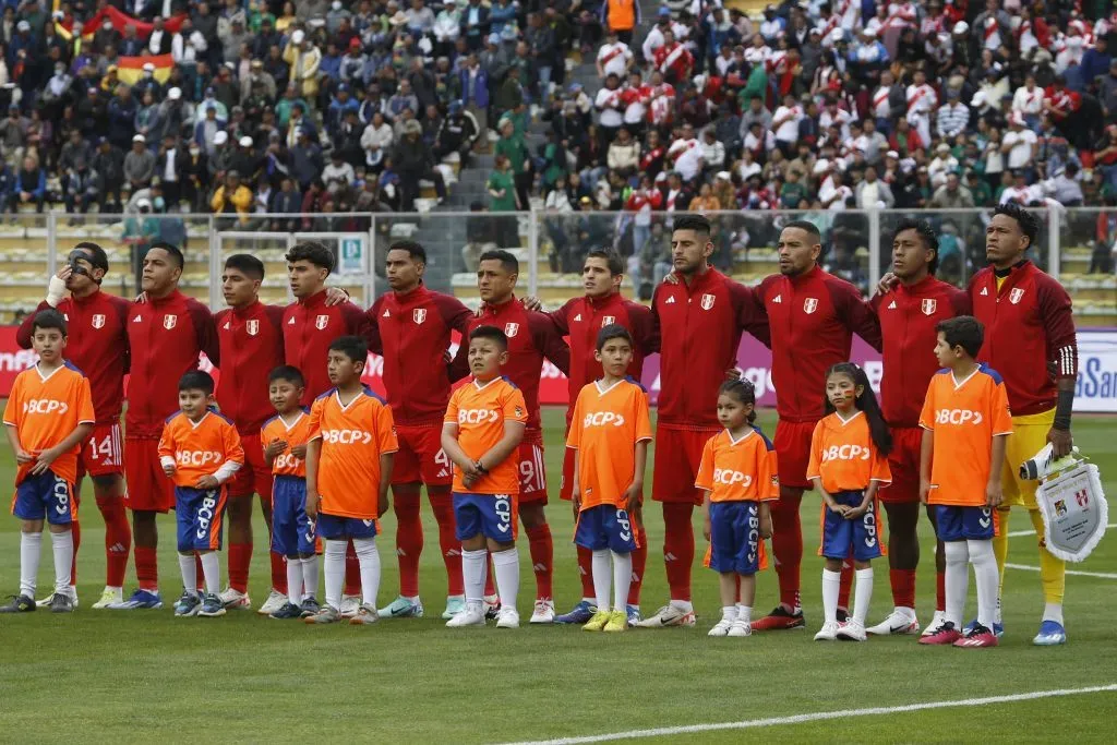 Perú en su último partido contra Bolivia. (Foto: Getty).