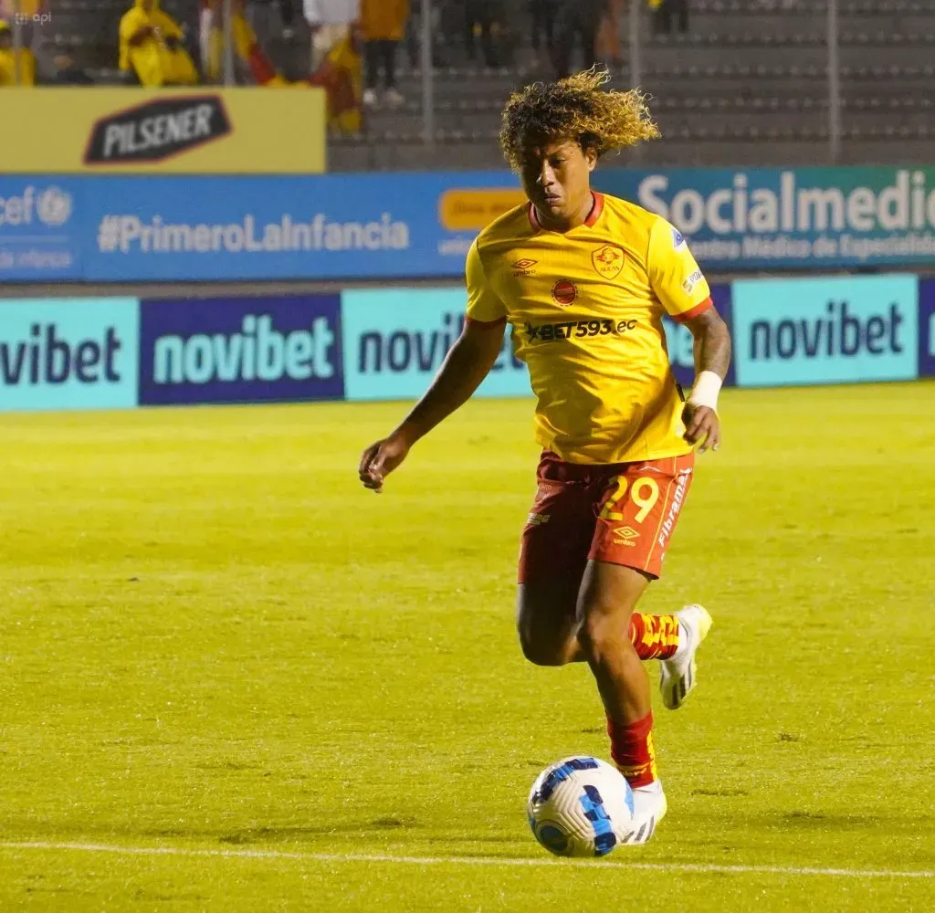 Carlos Cuero viene siendo titular en Aucas a lo largo de toda la LigaPro. (Foto: API)