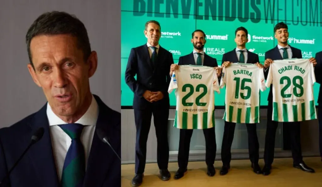 Ramón Planes, nuevo fichaje de Gallardo, presentando a jugadores como Isco en Real Betis: Getty Images