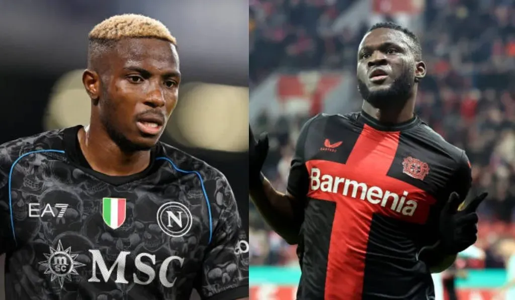 Victor Osimhen y Victor Boniface, algunos de los delanteros seguidos por Pochettino en Chelsea: Getty Images