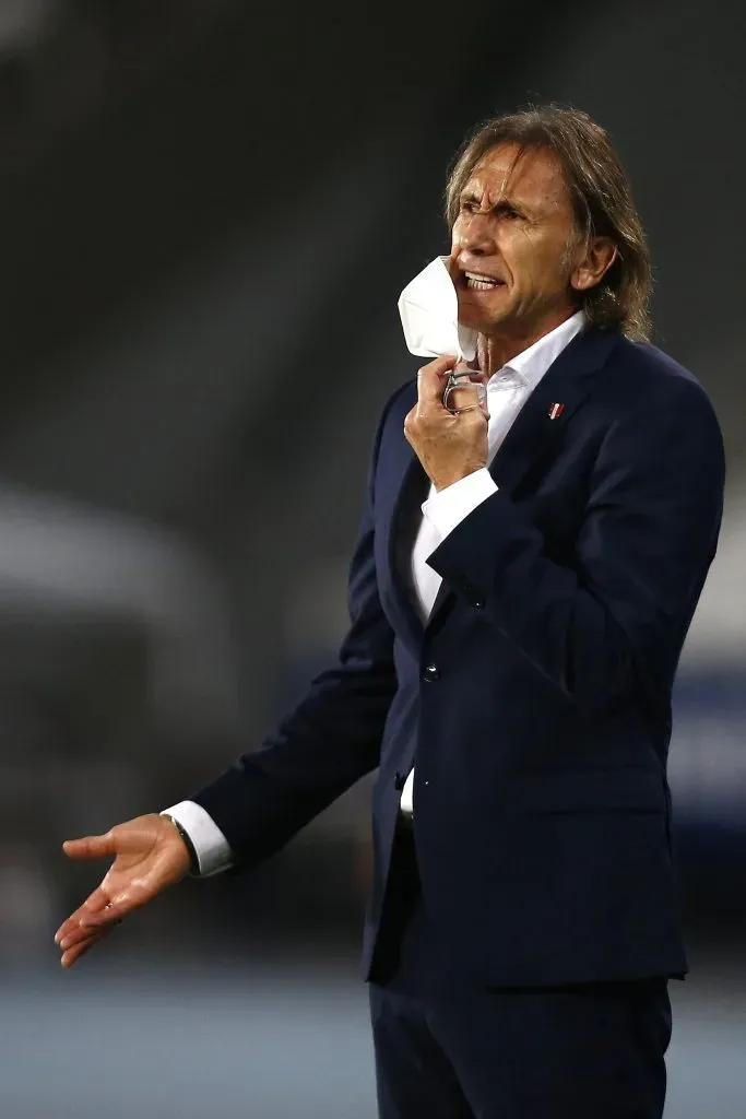 Ricardo Gareca trabajando en la Selección Peruana. (Foto: Getty).