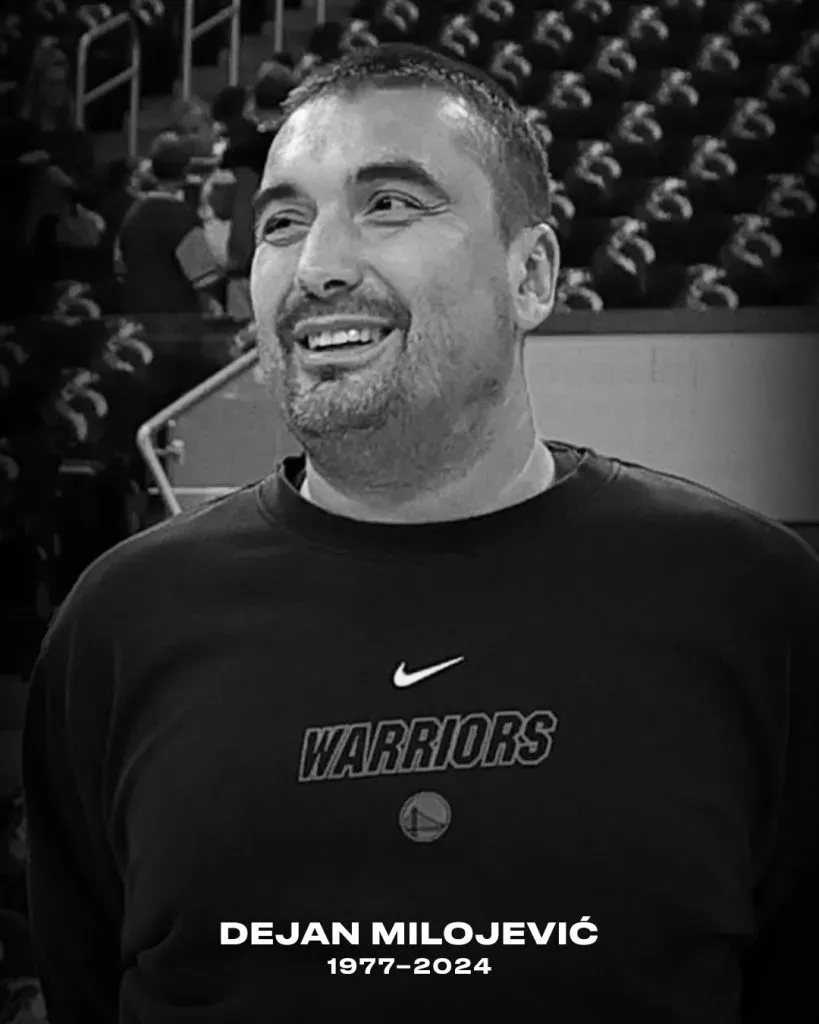 Dejan Milojević, entrenador asistente de Warriors por 3 temporadas. (Foto: X / @warriors)