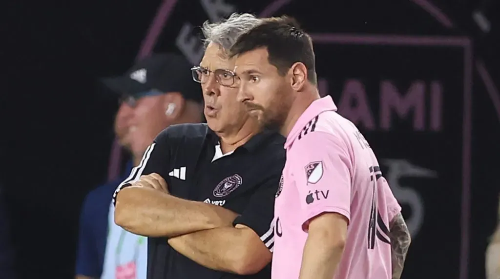 Gerardo Martino y Lionel Messi