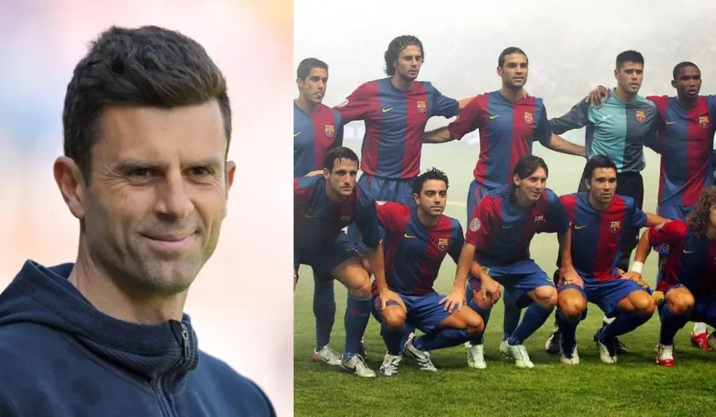 Thiago Motta junto a Xavi y Rafa Márquez en sus tiempos por Barcelona: Getty Images