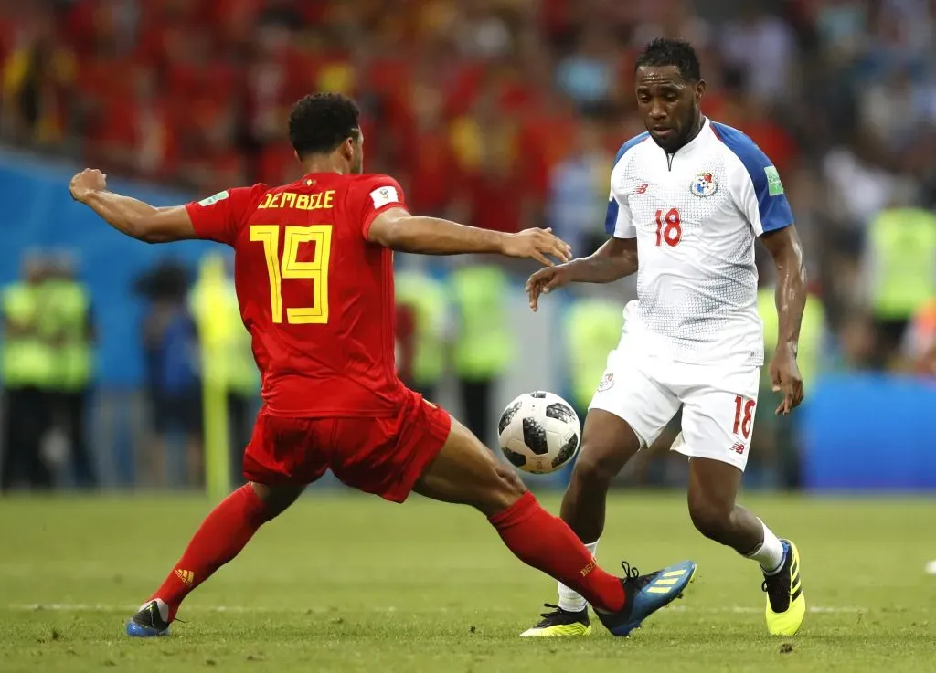 Luis Tejada jugando el Mundial de Rusia 2018. (Foto: Getty).