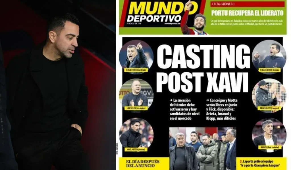 Xavi Hernández y sus posibles reemplazos en Barcelona: Getty Images