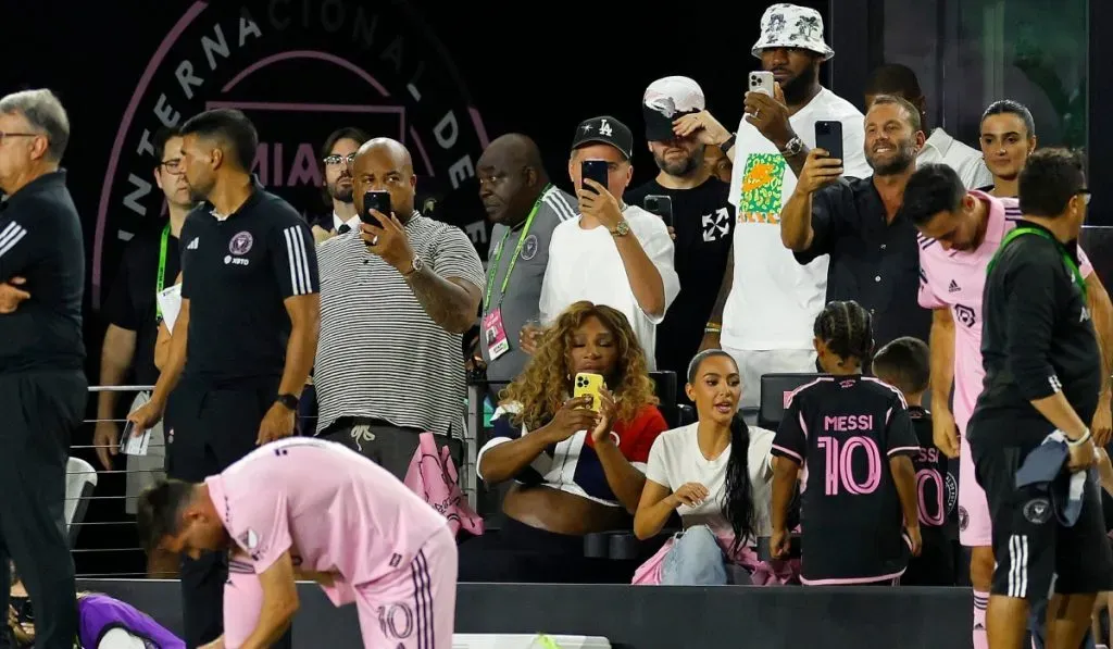 LeBron James, Kim Kardashian y Serena Williams, algunas de las estrellas que se han acercado a Messi en la MLS: Getty Images