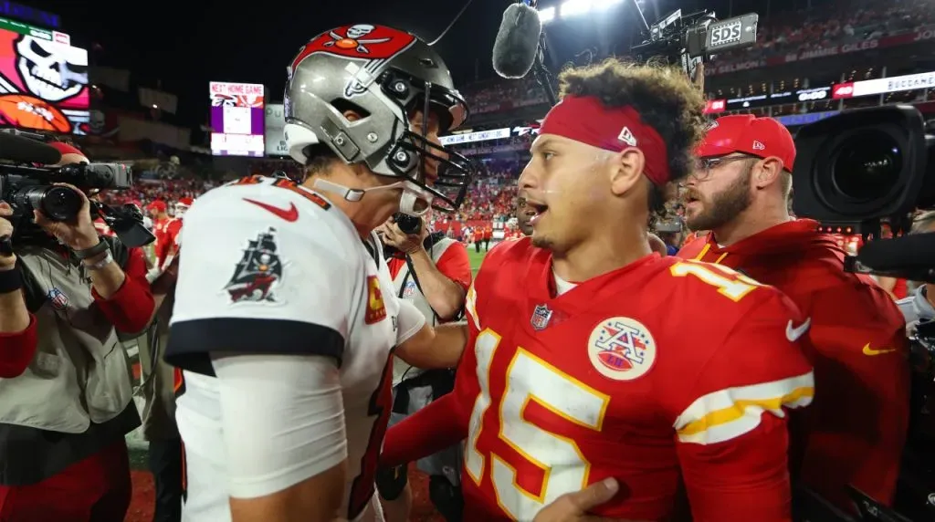 Brady y Mahomes se enfrentaron en el Super Bowl 2021. (Foto: Getty Images)