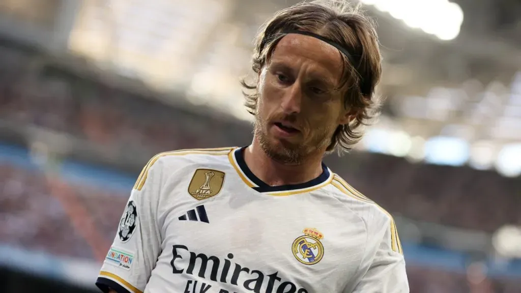 Luka Modric, con un pie afuera de Real Madrid.