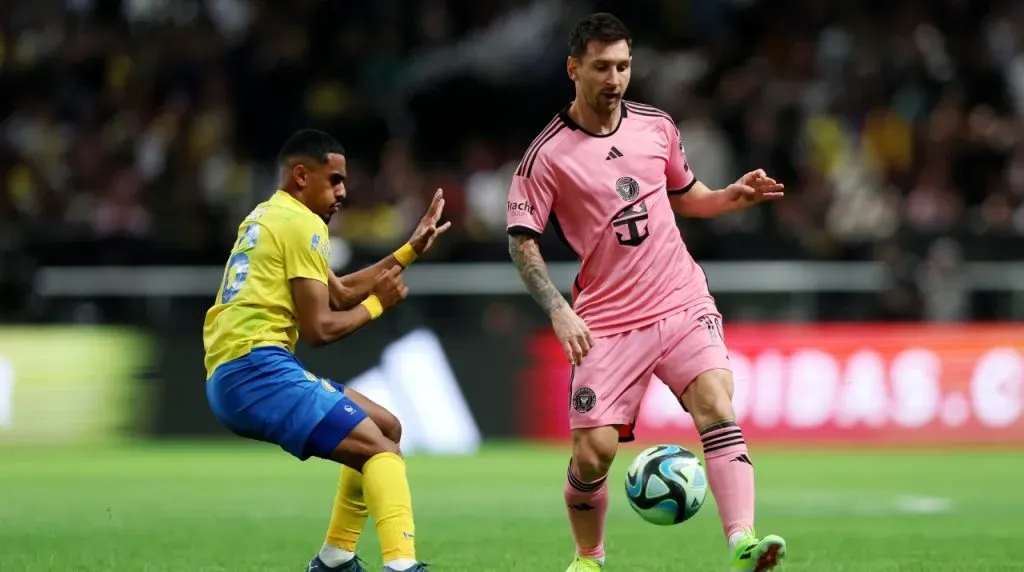 Messi ingresó al minuto 83 del Al-Nassr vs Inter Miami. (Foto: Getty Images)