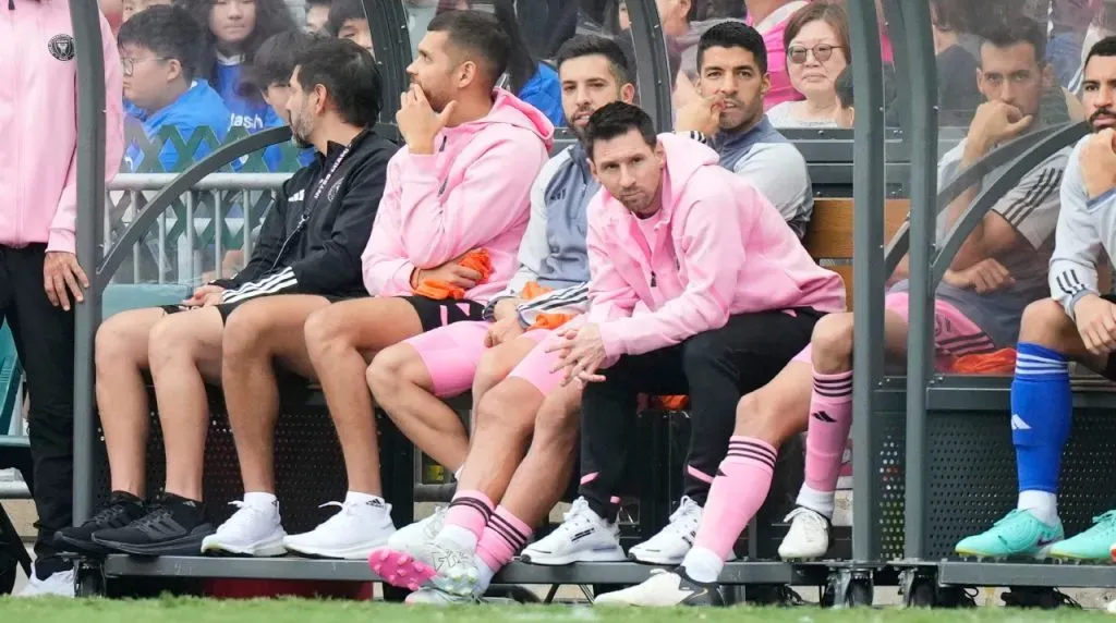 Messi no jugó en Inter Miami vs Equipo de estrellas de Hong Kong. (Foto: Getty Images)
