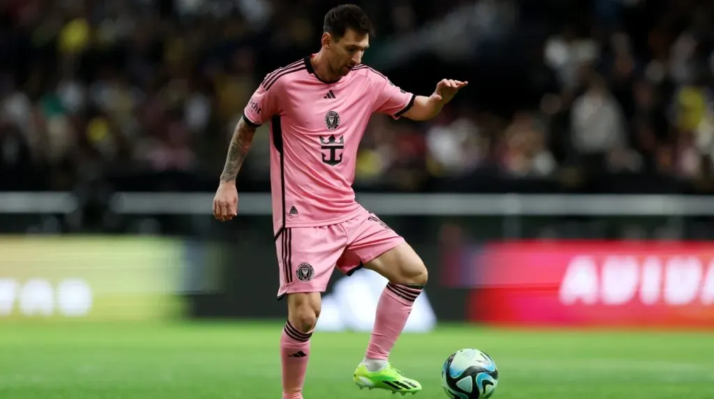 Leo Messi en la derrota de Inter Miami vs Al-Nassr. (Foto: Getty Images)
