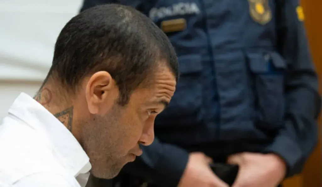 Imágenes de Dani Alves en la Audiencia de Barcelona: Getty Images