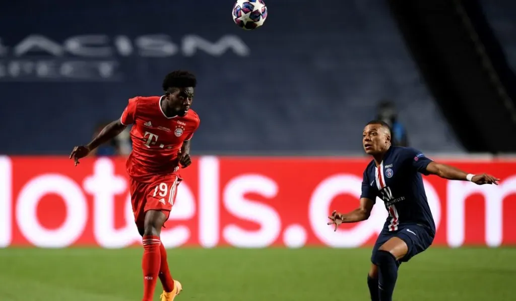 Alphonso Davies y Kylian Mbappé, dos de las prioridades en cuanto a fichajes del Real Madrid: Getty Images