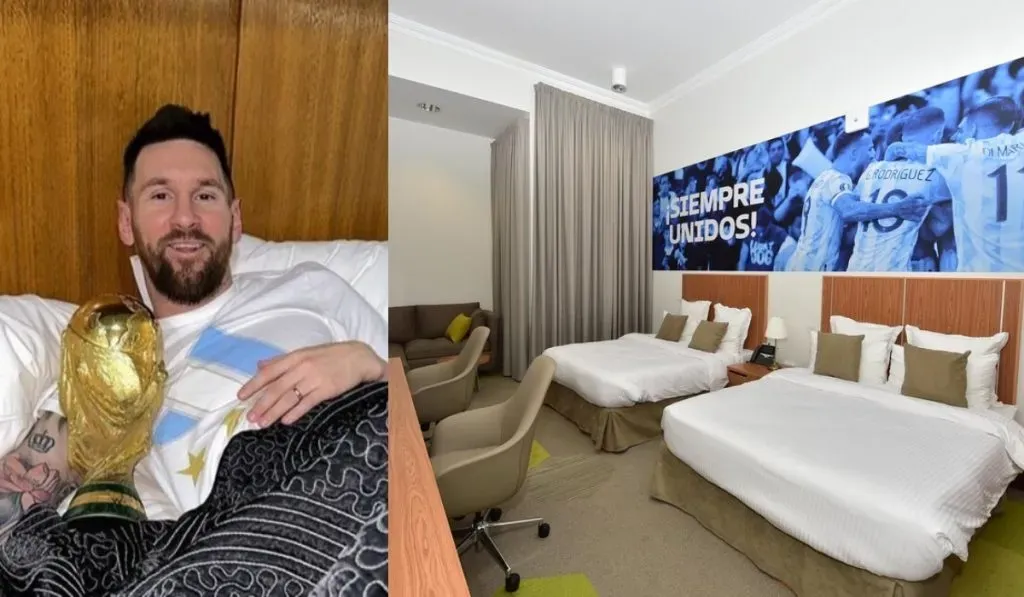 La habitación B-201, el bunker de Messi en Qatar 2022: TW