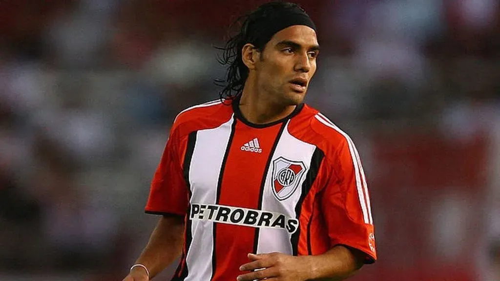 La última vez que Falcao jugó en Sudamérica fue con River Plate en el 2010. Foto: Getty.