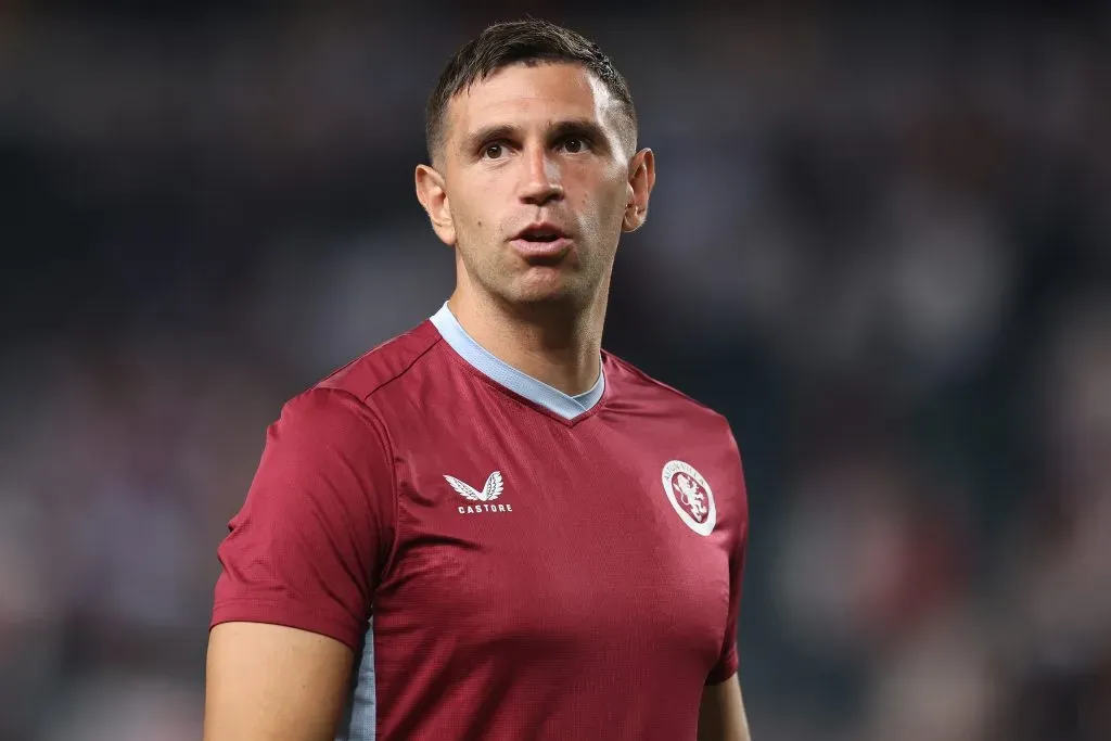 Emiliano Martínez llegó a sonar para el Atlético de Madrid a mediados del 2023. Getty Images.